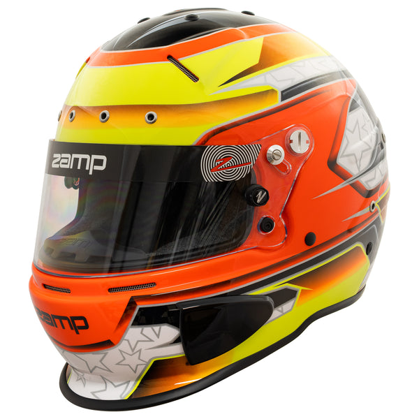 "Champion" Zamp RZ-70E Helmet - Upfitted with two-way communications, prism shield and more!!