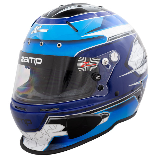 "Champion" Zamp RZ-70E Helmet - Upfitted with two-way communications, prism shield and more!!