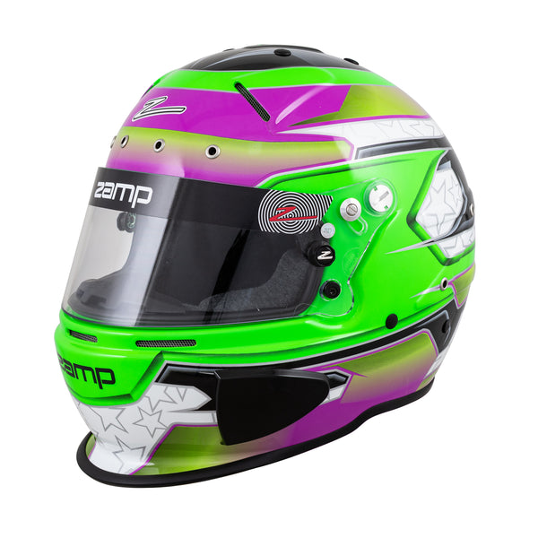 "Champion" Zamp RZ-70E Helmet - Upfitted with two-way communications, prism shield and more!!