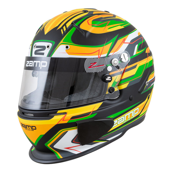 "Champion" Zamp RZ-70E Helmet - Upfitted with two-way communications, prism shield and more!!