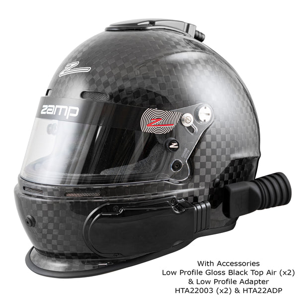 Zamp RZ-64C Large Weave Carbon Mix Helmet (SA2020)