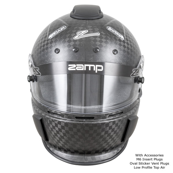 Zamp RZ-88O Matte Carbon, Open Cockpit, FIA 8860-2018 Helmet