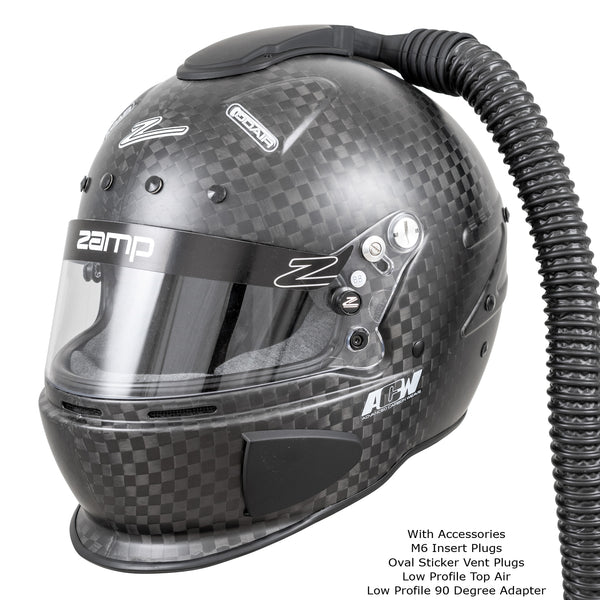 Zamp RZ-88O Matte Carbon, Open Cockpit, FIA 8860-2018 Helmet