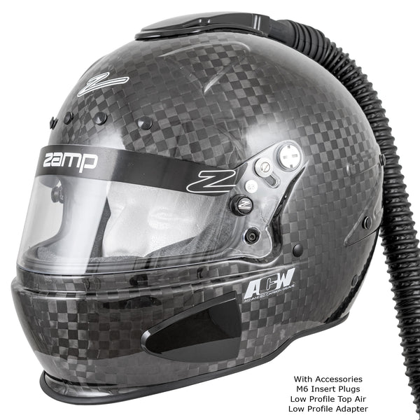 Zamp RZ-88C Gloss Carbon, Closed Cockpit, FIA 8860-2018 Helmet