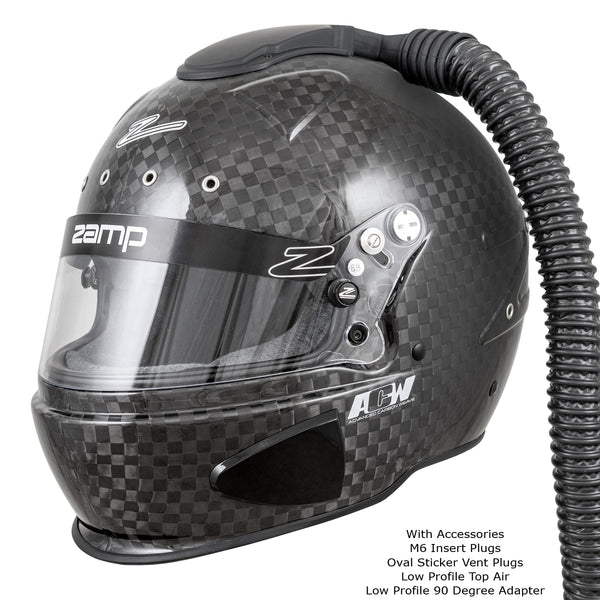 Zamp RZ-88C Gloss Carbon, Closed Cockpit, FIA 8860-2018 Helmet