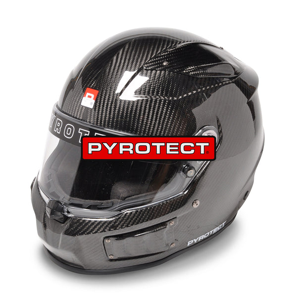 Pyrotect Pro Air Tri-Flow Carbon Fiber Full Face Helmet - Duckbill