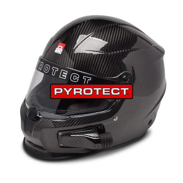 Pyrotect Pro Air Flow Vortex Forced Air Carbon Fiber Full Face Helmet - Duckbill