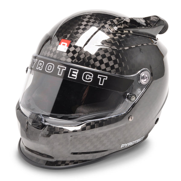 Pyrotect Pro Air Flow Vortex Forced Air Carbon Fiber Full Face Helmet - Duckbill
